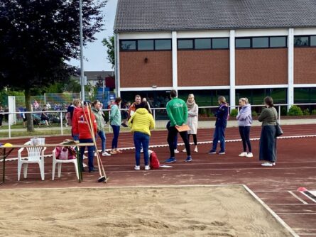 Einweisung der Helfer